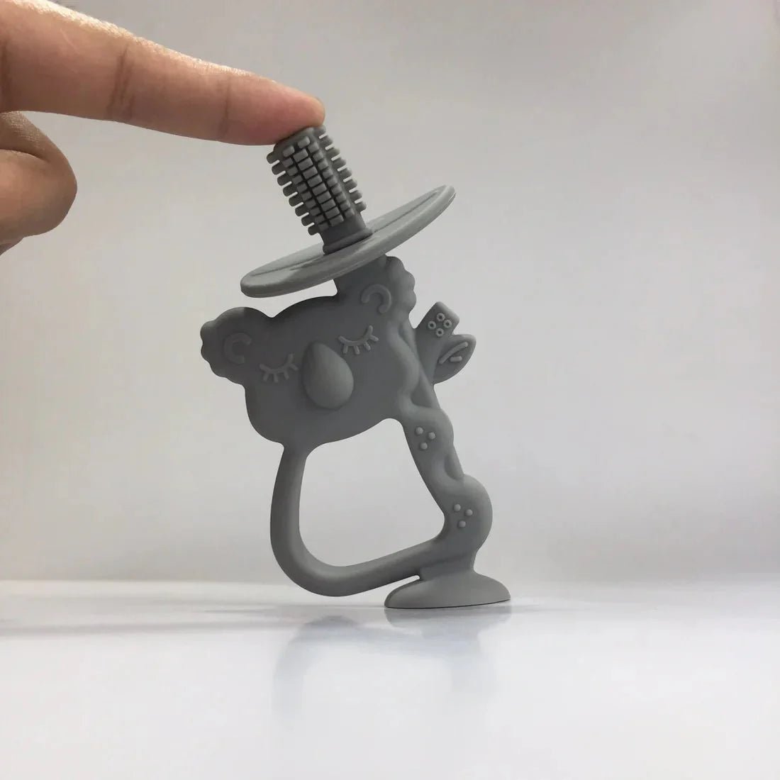 Anneau de Dentition - KoalaTeethBuddy™ - Gris - Jouet Malin