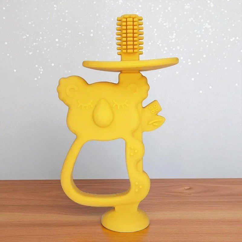 Anneau de Dentition - KoalaTeethBuddy™ - Jaune - Jouet Malin