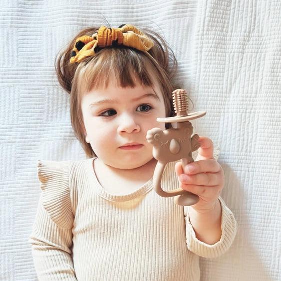 Anneau de Dentition - KoalaTeethBuddy™ - Kaki - Jouet Malin