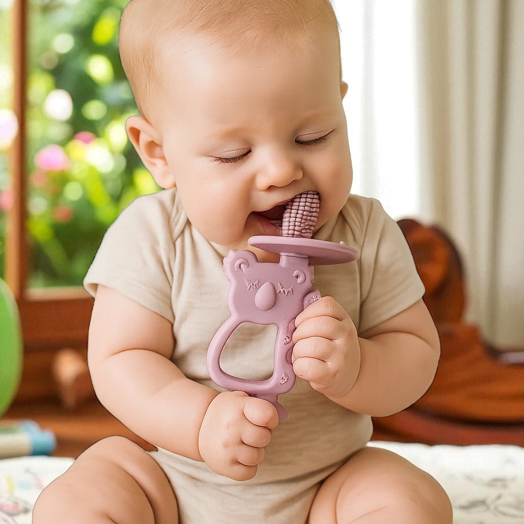 Anneau de Dentition - KoalaTeethBuddy™ - Violet - Jouet Malin