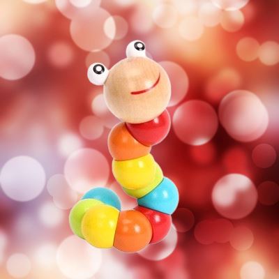 Jouet en Bois - MontessoriToys™ - Chenille - Jouet Malin