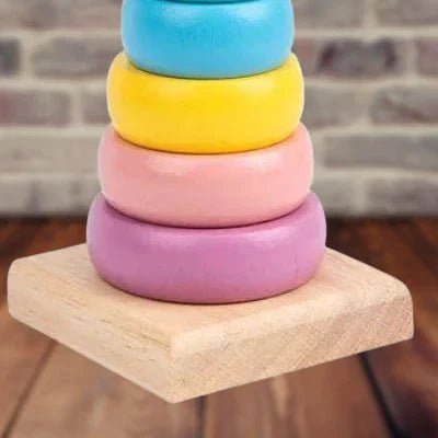Jouet en Bois - WoodenToys™ - Tour Macaron - Jouet Malin